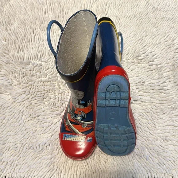 Thomas & Friends Kids Rain Boots - Red and Blue - Picture 6 of 8